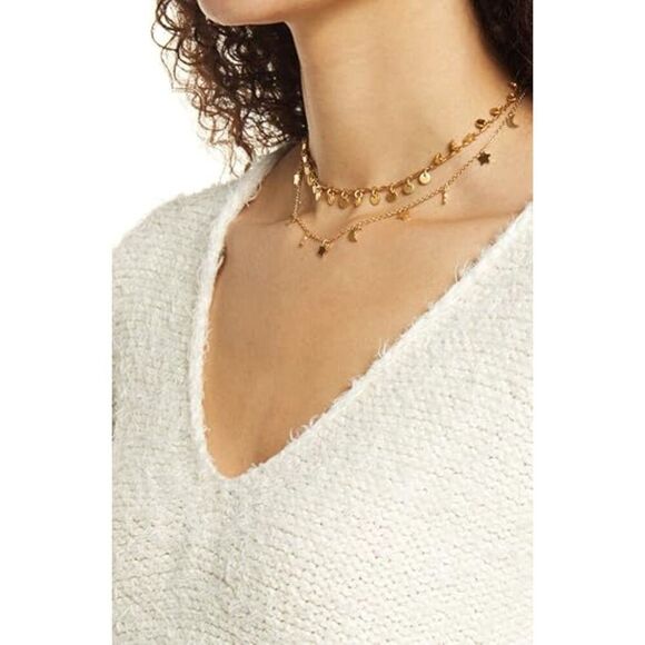 Free People Theo V-Neck Cream |‎ Size S - Picture 4 of 9